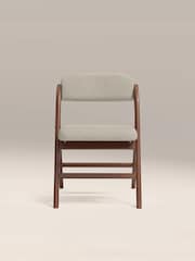 Cult Furniture Speckled Stone Boucle Nomad Folding Dining Chair - Image 3 of 9