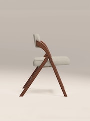 Cult Furniture Speckled Stone Boucle Nomad Folding Dining Chair - Image 5 of 9