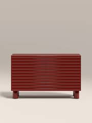 Cult Furniture High Gloss Burgundy Raphael 2 Door Sideboard - Image 2 of 7