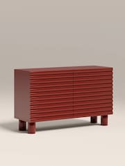 Cult Furniture High Gloss Burgundy Raphael 2 Door Sideboard - Image 3 of 7