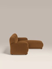 Cult Furniture Caramel Brown Cloud Velvet Right Hand Chaise Sofa - Image 5 of 8