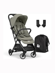hauck Sage Green Fly N Care Ultra-Compact Pushchair - Image 1 of 6