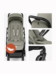 hauck Sage Green Fly N Care Ultra-Compact Pushchair - Image 5 of 6