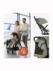 hauck Sage Green Fly N Care Ultra-Compact Pushchair - Image 6 of 6