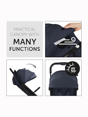 hauck Navy Blue Travel N Care Compact Pushchair - Image 6 of 6