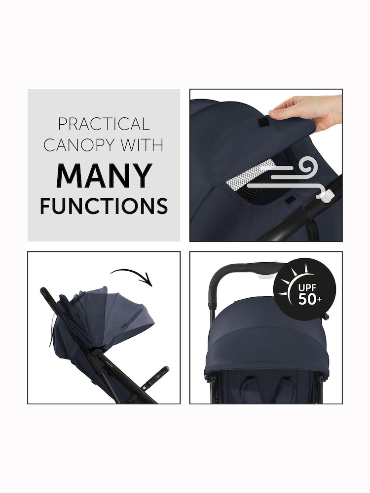 hauck Navy Blue Travel N Care Compact Pushchair - Image 6 of 6