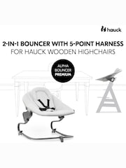 hauck White Alpha+ Highchair Economy Bundle - Image 2 of 5