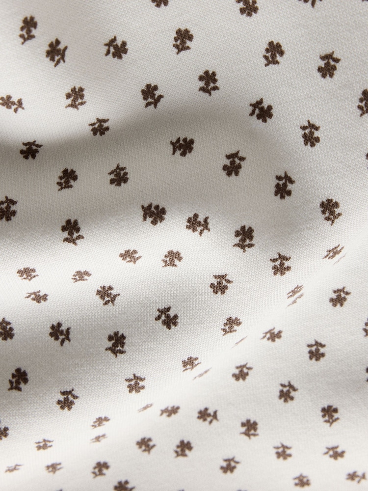 The Set 4 Pack Relaxed Crew Neck Sweatshirts Pink/Cream/Light Brown/Chocolate Brown - Image 7 of 7