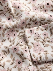 The Set 5 Pack Cotton Jersey Long Sleeve Snuggle Pyjamas Pink/Cream/Ditsy Print/Stripe - Image 13 of 13