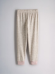 The Set 5 Pack Cotton Jersey Long Sleeve Snuggle Pyjamas Pink/Cream/Ditsy Print/Stripe - Image 8 of 13