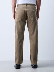 Neutral Slim Fit Motionflex Cord Trousers - Image 3 of 7
