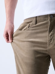 Neutral Slim Fit Motionflex Cord Trousers - Image 6 of 7