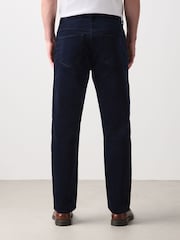 Navy Slim Fit Motionflex Cord Trousers - Image 2 of 7