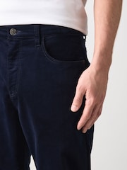 Navy Slim Fit Motionflex Cord Trousers - Image 3 of 7