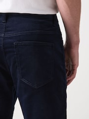 Navy Slim Fit Motionflex Cord Trousers - Image 4 of 7