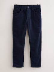 Navy Slim Fit Motionflex Cord Trousers - Image 8 of 11