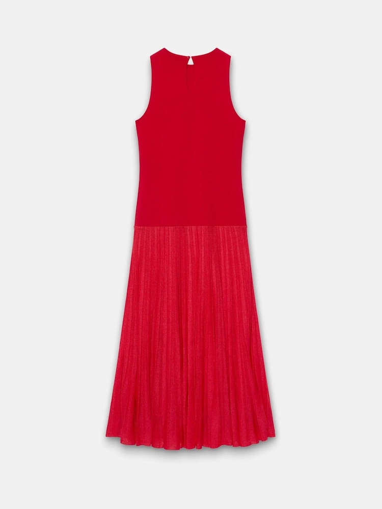 Mint Velvet Knit Pleated Maxi Dress - Bild 3 von 3