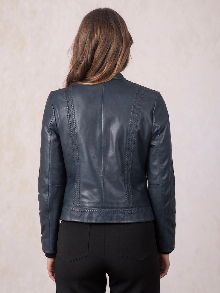 Lakeland Leather Blue Annaside Jacket - Image 2 of 6