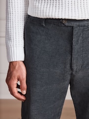 Grey Regular Fit Heritage Corduroy Trousers - Image 4 of 9