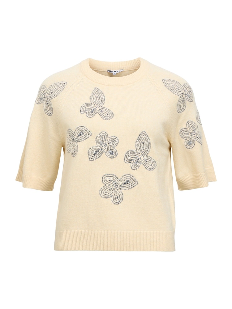 OBJECT Kurzarm-Strickpullover - Bild 5 von 5