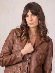 Lakeland Leather Brown Belah Blazer Jacket - Image 2 of 6