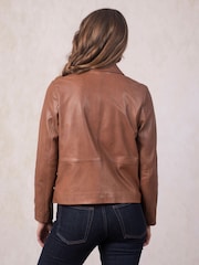 Lakeland Leather Brown Belah Blazer Jacket - Image 4 of 6