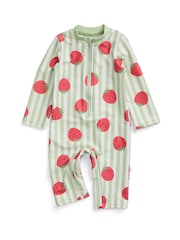 MORI Green Long Sleeve Sun Safe Swimsuit - Image 4 of 6