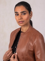 Lakeland Leather Tan Annaside Jacket - Image 2 of 6