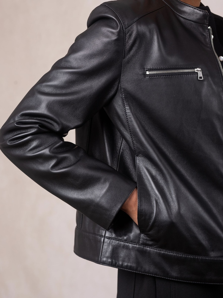 Lakeland Leather Black Forswick Racer Jacket - Image 6 of 6 Lakeland Leather Black Forswick Racer Jacket - Image 6 of 6