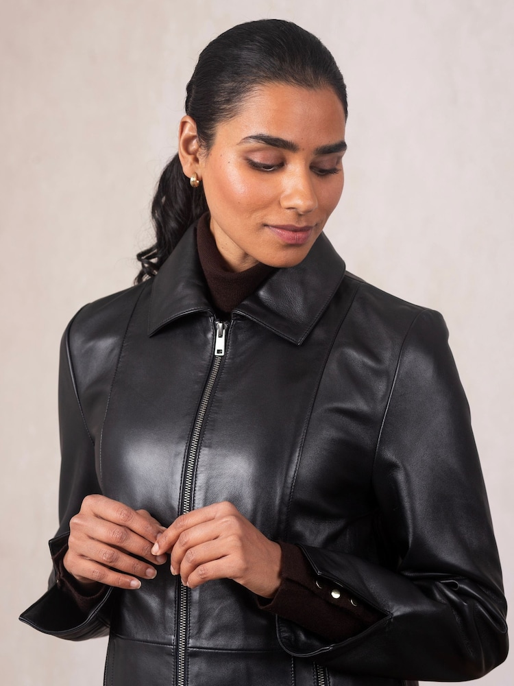 Svart - Lakeland Leather Fairnam-jakke - Bilde 7 av 7