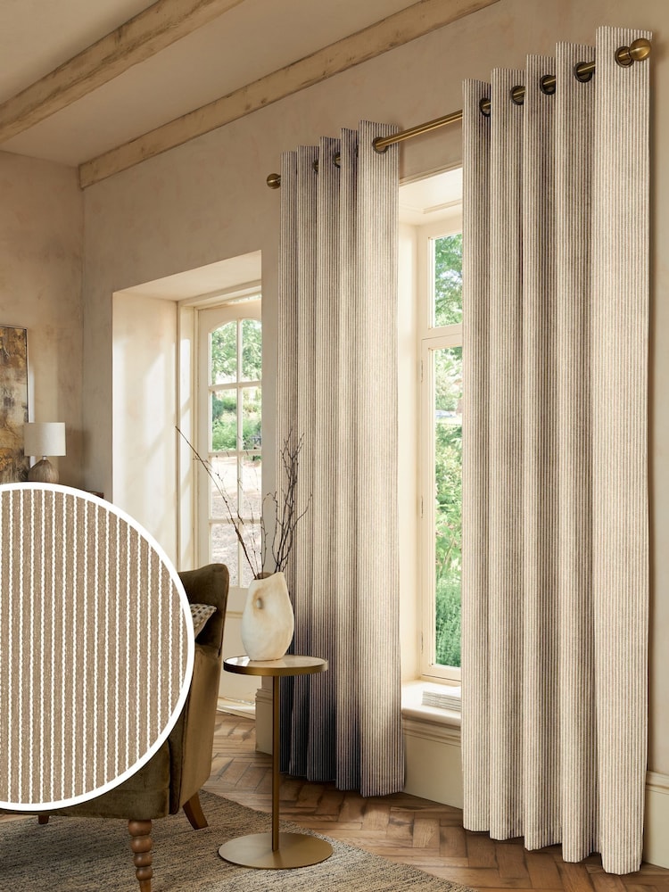 Flax Coil Made to Measure Curtains - Image 1 of 9