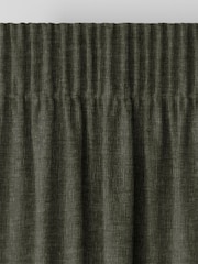 Green Plush Chenille Made to Measure Curtains - Image 6 of 9