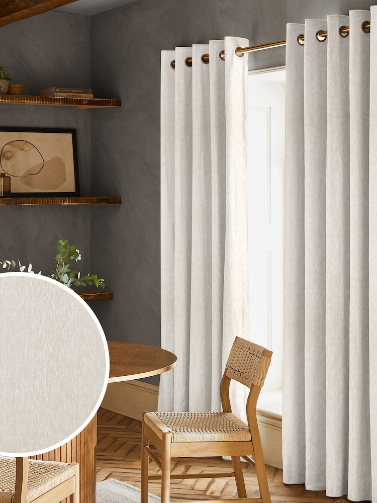 Oyster Abeille Made to Measure Curtains - Image 1 of 9