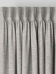 Grey Boucle Made to Measure Curtains - Image 6 of 9