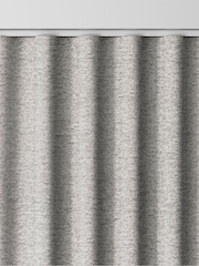 Grey Boucle Made to Measure Curtains - Image 8 of 9