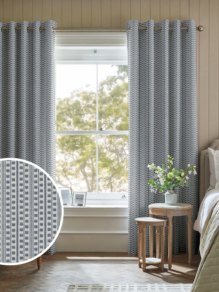 Indigo Celot Made to Measure Curtain - Image 1 of 9 Indigo Celot Made to Measure Curtain - Image 1 of 9