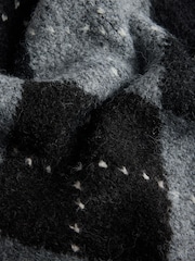 The Set Fluffy Crew Neck Jumper Grey - Image 3 of 3