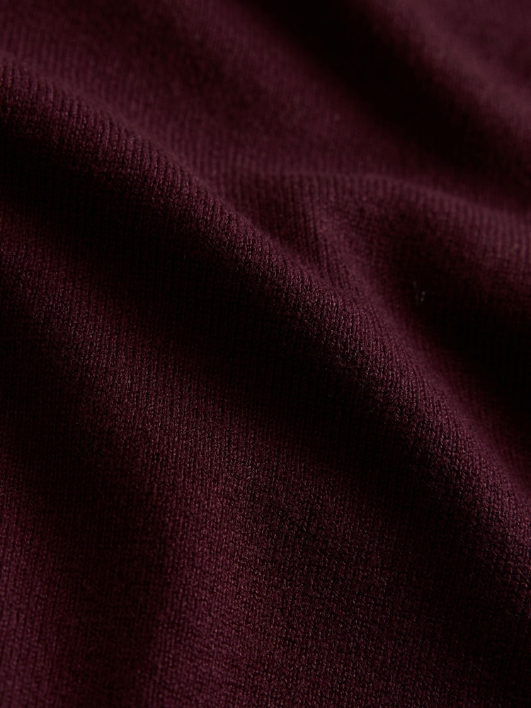 The Set 4 Pack Fine Knit Button Through Cardigans Raven/Grey Sparrow/Purple Quail/Mauve Red - Image 7 of 7