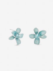Jon Richard Blue Flower Earrings - Image 1 of 3