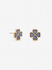 Jon Richard Purple Clover Stud Earrings - Image 1 of 1