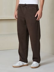 Brun - N. Premium bløde joggingbukser med Tencel-blanding - Billede 3 af 10