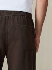 Brun - N. Premium bløde joggingbukser med Tencel-blanding - Billede 5 af 10