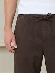 Brun - N. Premium bløde joggingbukser med Tencel-blanding - Billede 6 af 10