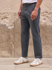 Көк - Textured Stretch Chinos - 10суретінің 3 суреті