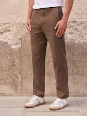 Тот қоңыр - Textured Stretch Chinos - 9суретінің 3 суреті