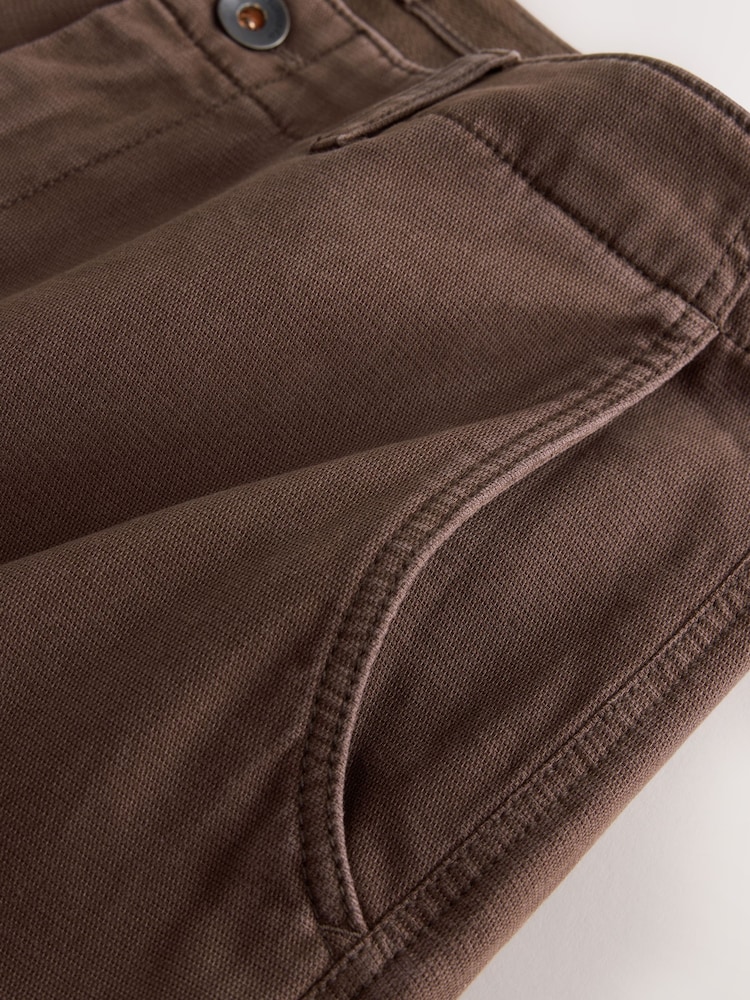 Тот қоңыр - Textured Stretch Chinos - 9суретінің 9 суреті