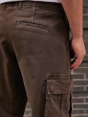 Brown Baggy Fit Cargo Trousers - Image 5 of 11