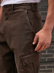 Brown Baggy Fit Cargo Trousers - Image 6 of 11