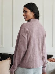 B by Ted Baker Viscose Blend B Knit Quarter Zip Jumper - Image 3 de 6