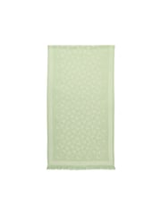 COACH Green Bias Signature C Oblong Scarf - Image 1 of 4
